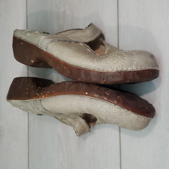 El Naturalista Womens Leather Clogs Mule Shoes sz 37 US 7 - Picture 8 of 13
